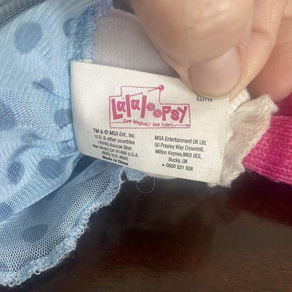 Lalaloopsy Mittens Soft Doll Plush Pink Blue Hair - Picture 6 of 10